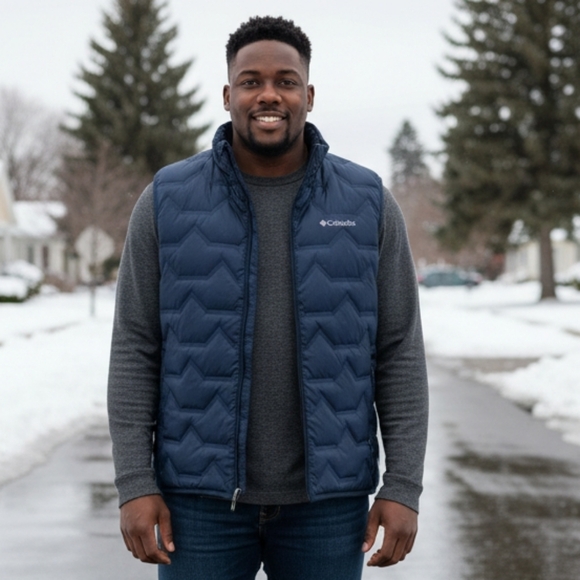 Columbia Other - Columbia Men Blue Walker Mill Heat Seal Vest XL